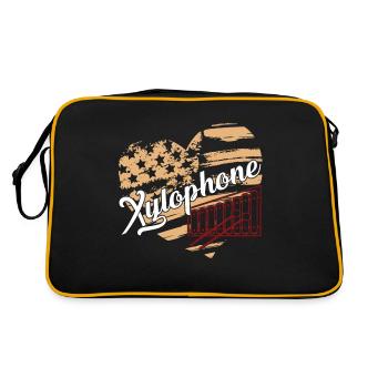 Xylophone Xylophone Flag - Retro Bag - black/gold - Back