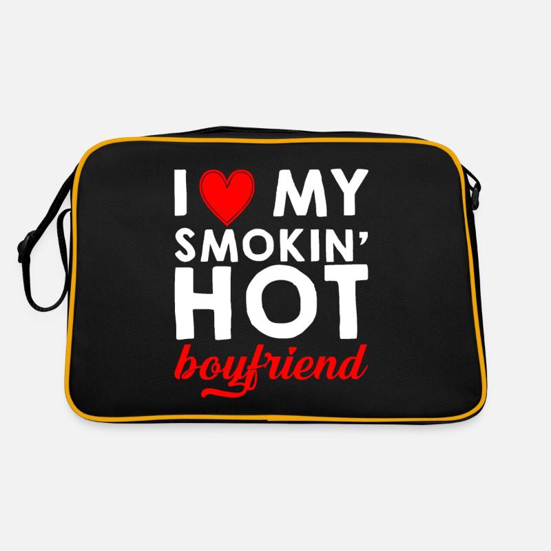 J’aime mon petit ami chaud 2 Sac Retro