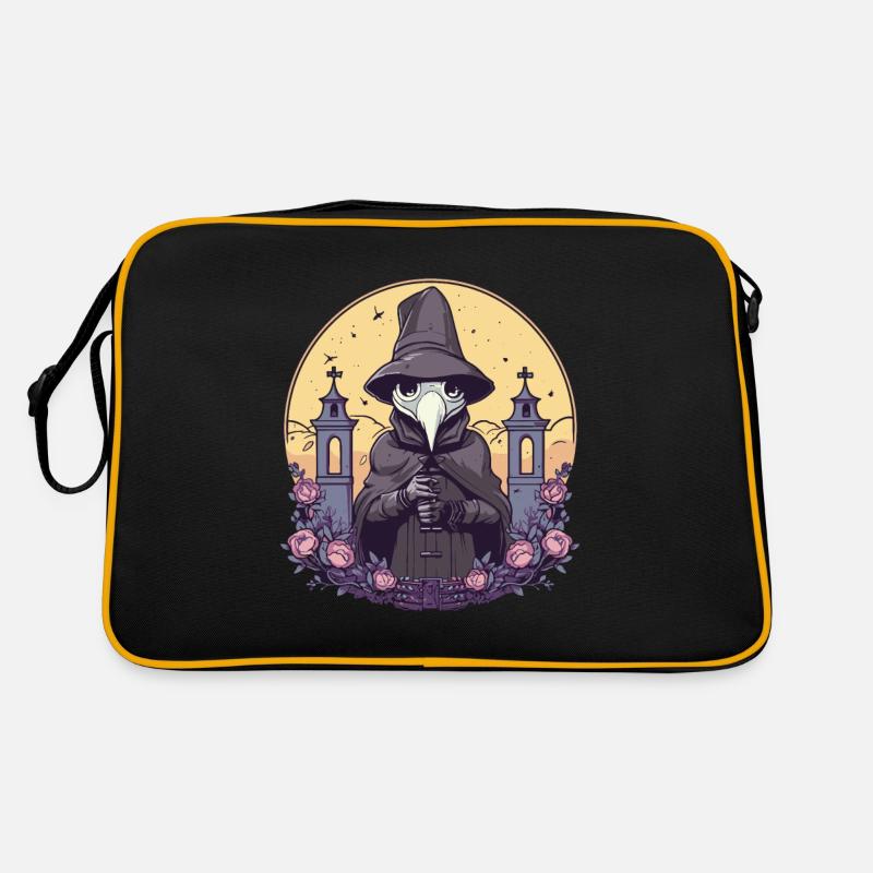 Pastel Goth mignon effrayant Peste Docteur Sac Retro