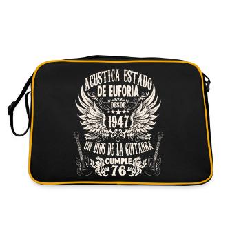 Frase de Cumpleaños para Guitarristas vintage - Sac Retro - noir/or - Dos