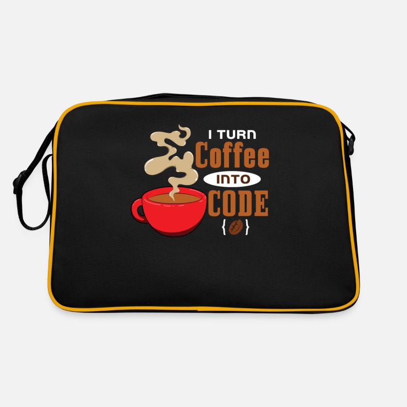 Je transforme le café en code Sac Retro