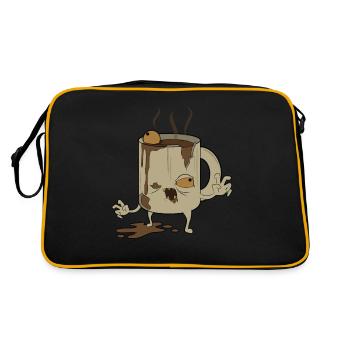 Monster Coffee - Retro Bag - black/gold - Back