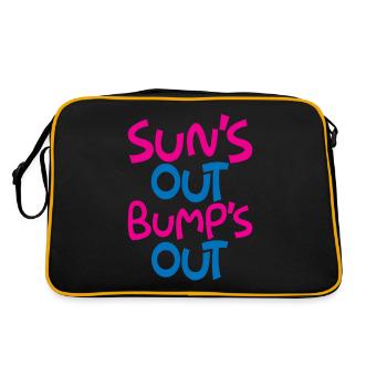 Sun's Out Bump's Out - Retro Bag - black/gold - Back