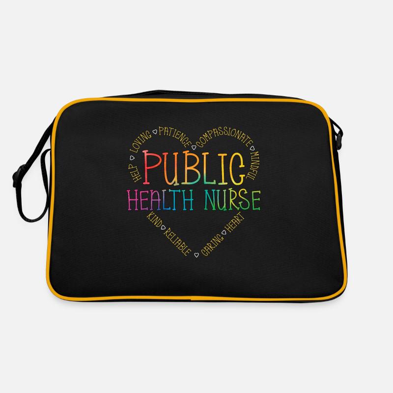 Infirmière de santé publique Agent de santé Épidémiologiste Sac Retro