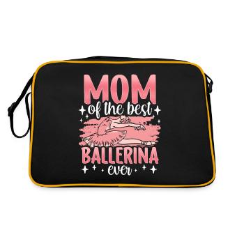 Mother of the best ballerina of all time ballet - Retro Bag - black/gold - Back