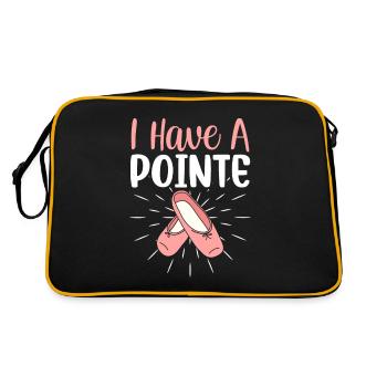 J’ai une danseuse ballerine de ballet punch line - Sac Retro - noir/or - Dos