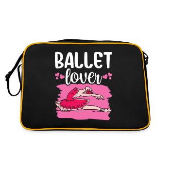 Ballet Lover Ballet Danseuse Ballerine Hobby - Sac Retro - noir/or - Dos