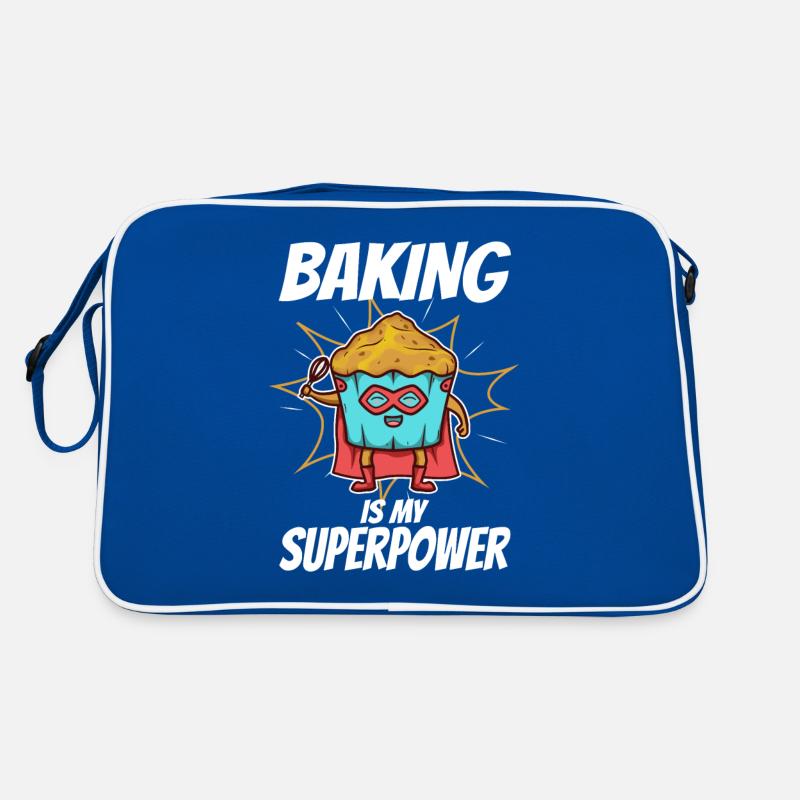 Baking is my Superpower, Muffin Retro Tasche
