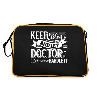 Doctor Let Doctor Handle It - Retro Bag - black/gold - Back
