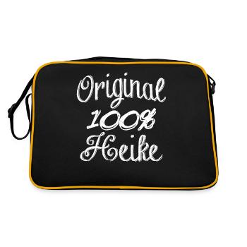 Original 100% Heike - Sac Retro - noir/or - Dos