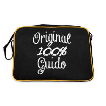 Original 100% Guido - Sac Retro - noir/or - Dos