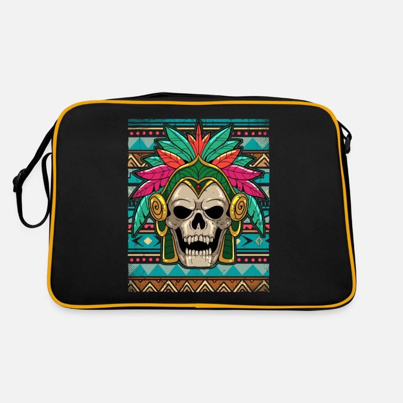 Guerrier aztèque mexicain Aztèques Sac Retro