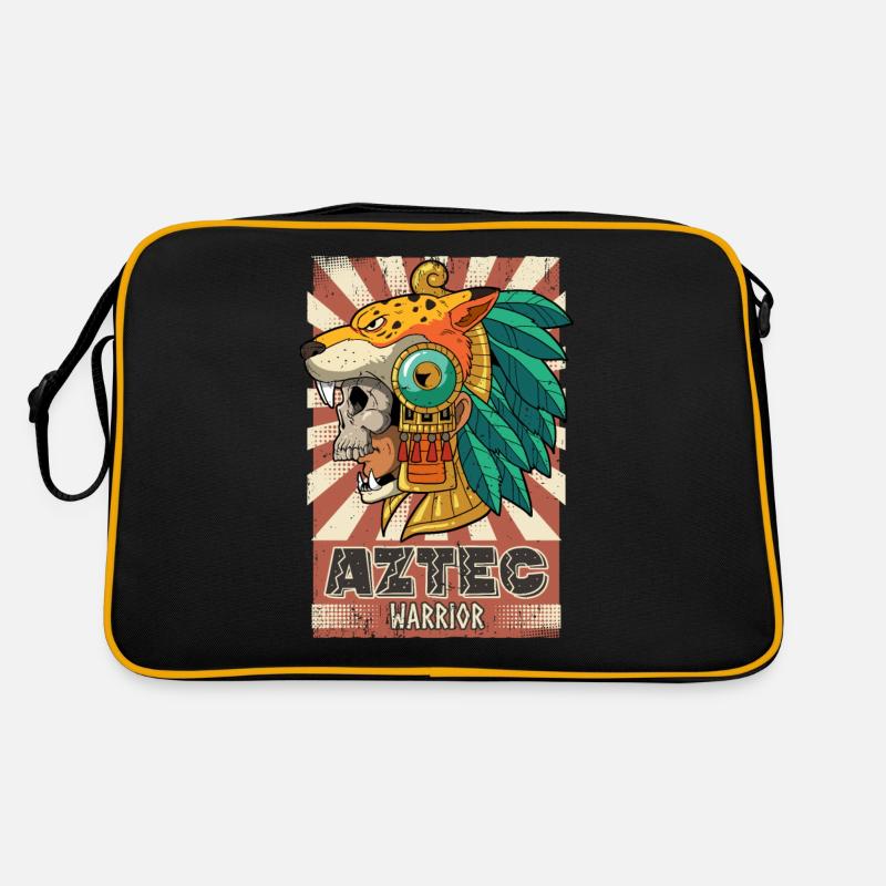 Mexikanischer Aztekenkrieger Azteken Retro Tasche