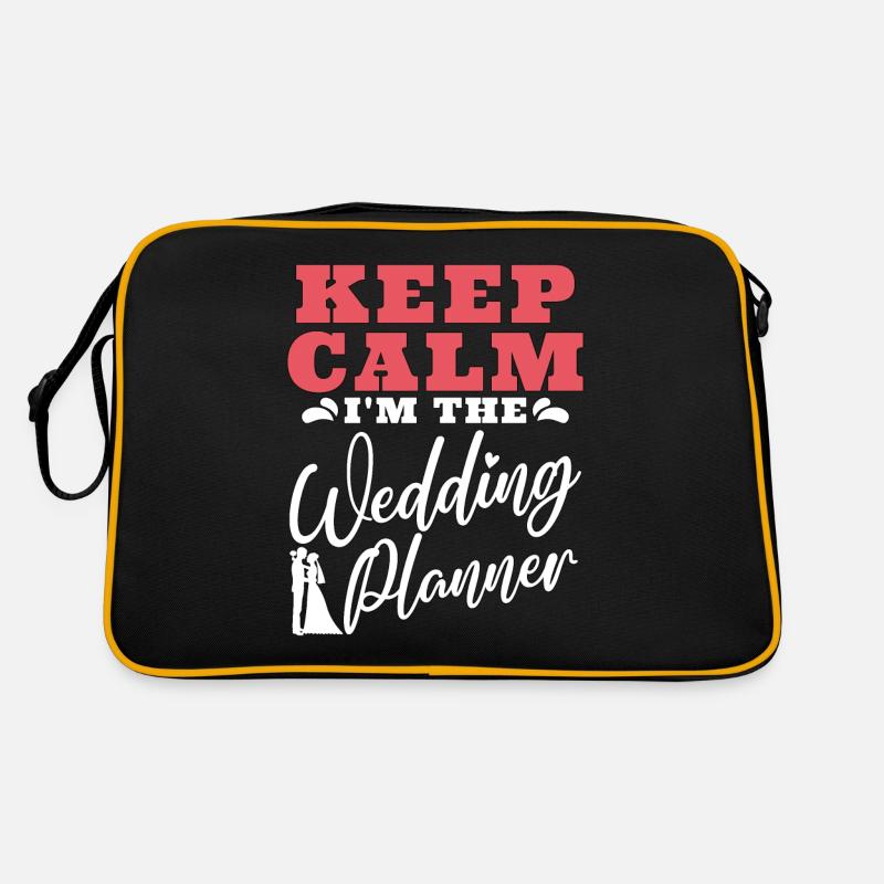 Wedding Planner Keep Calm I'm The Event Planner Retro Tasche