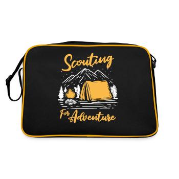 Aventure scoute - Sac Retro - noir/or - Dos