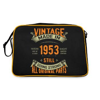Célébrons 70 ans de génial depuis 1953 - Sac Retro - noir/or - Dos