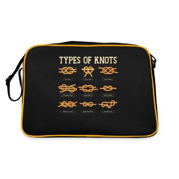 Pathfinder Node Types Of Knots - Retro Bag - black/gold - Back