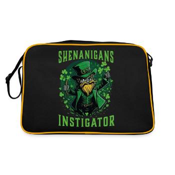 Shenanigans Instigator Let The Shenanigans Begin - Retro Bag - black/gold - Back