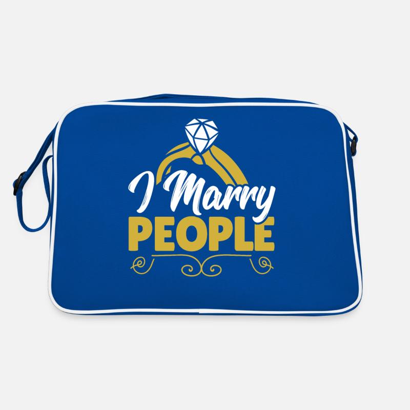 Pasteur J’épouse des gens Célébrant de mariage Sac Retro