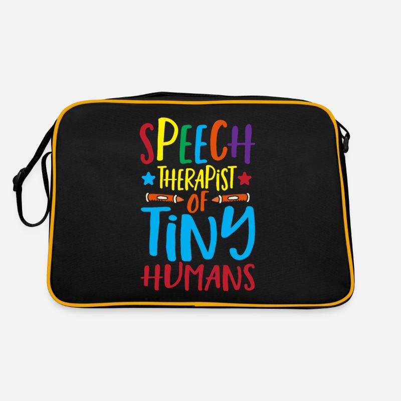 Speech Therapist Of Tiny Humans Speech Pathology Retro Bag