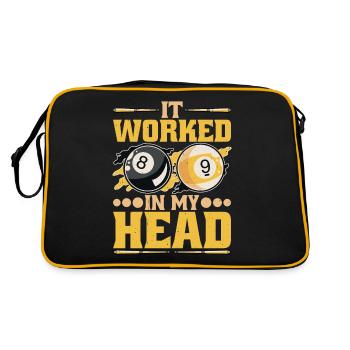 It Worked In My Head 2 - Retro Bag - black/gold - Back