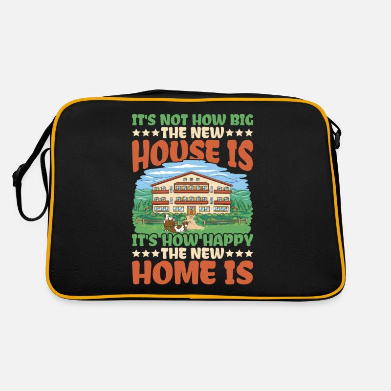 C’est à quel point la nouvelle maison est heureuse Sac Retro
