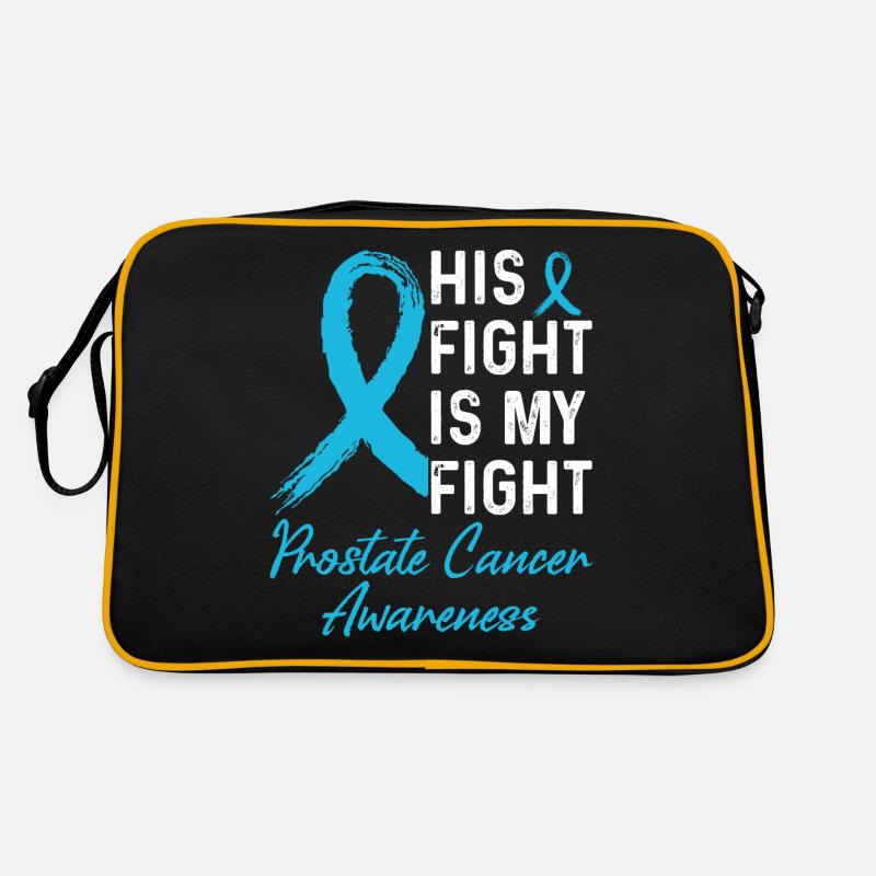 Sein Kampf Prostatakrebs Support Retro Tasche