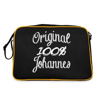 Original 100% Johannes - Retro Bag - black/gold - Back