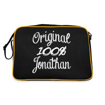 Original 100% Jonathan - Sac Retro - noir/or - Dos