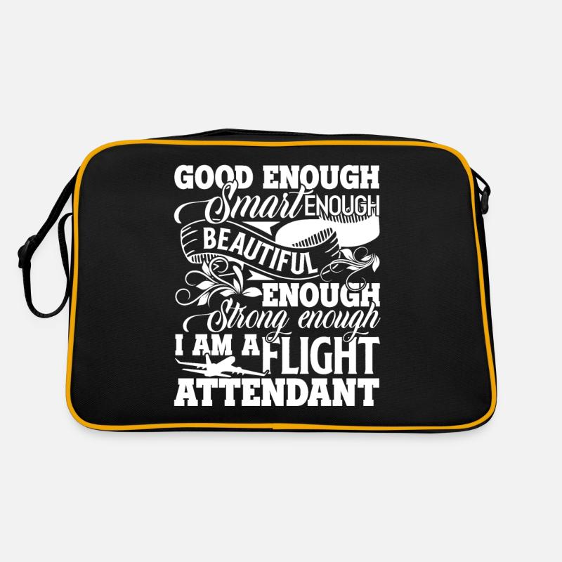 Flight Attendant I'm A Strong Flight Attendant Retro Bag