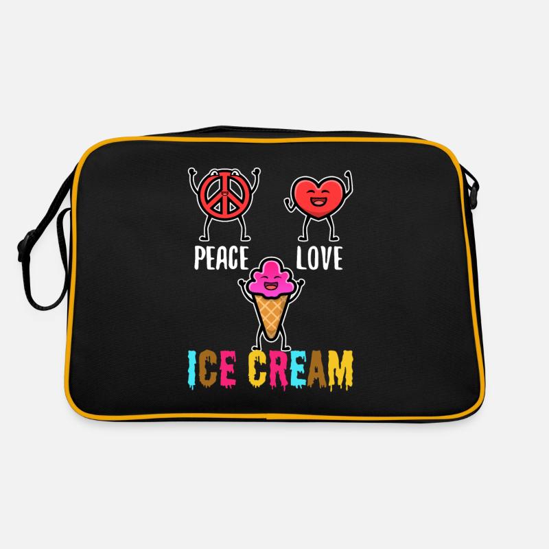 Crème glacée Peace Love Sac Retro