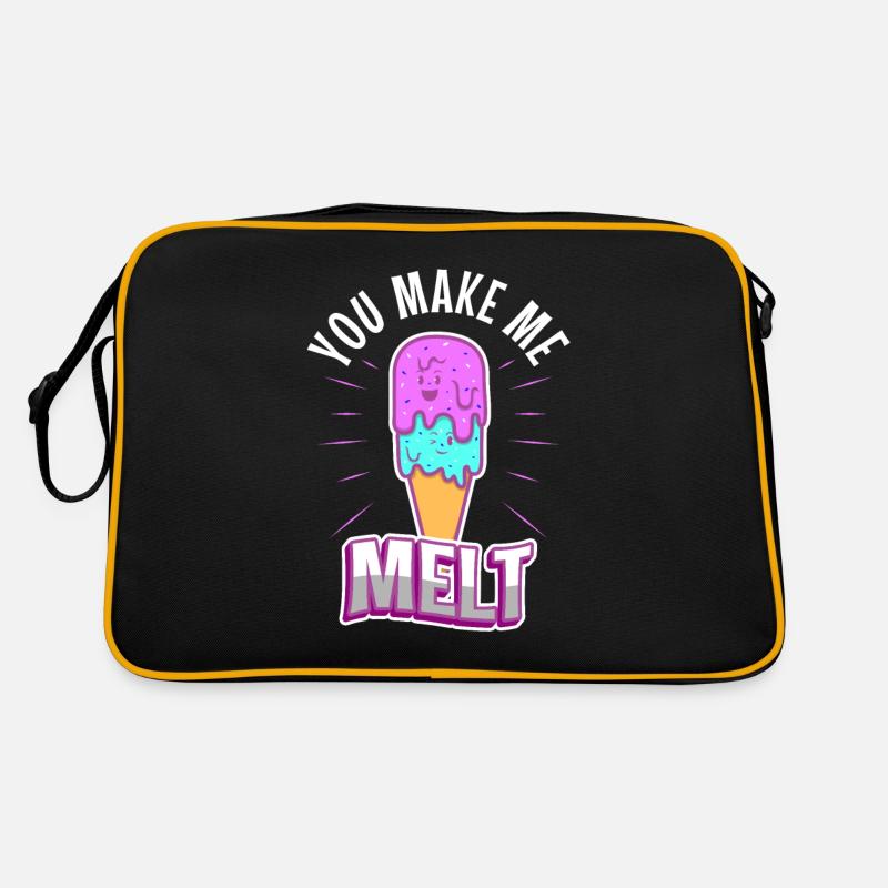 Tu me fais fondre, crème glacée Sac Retro