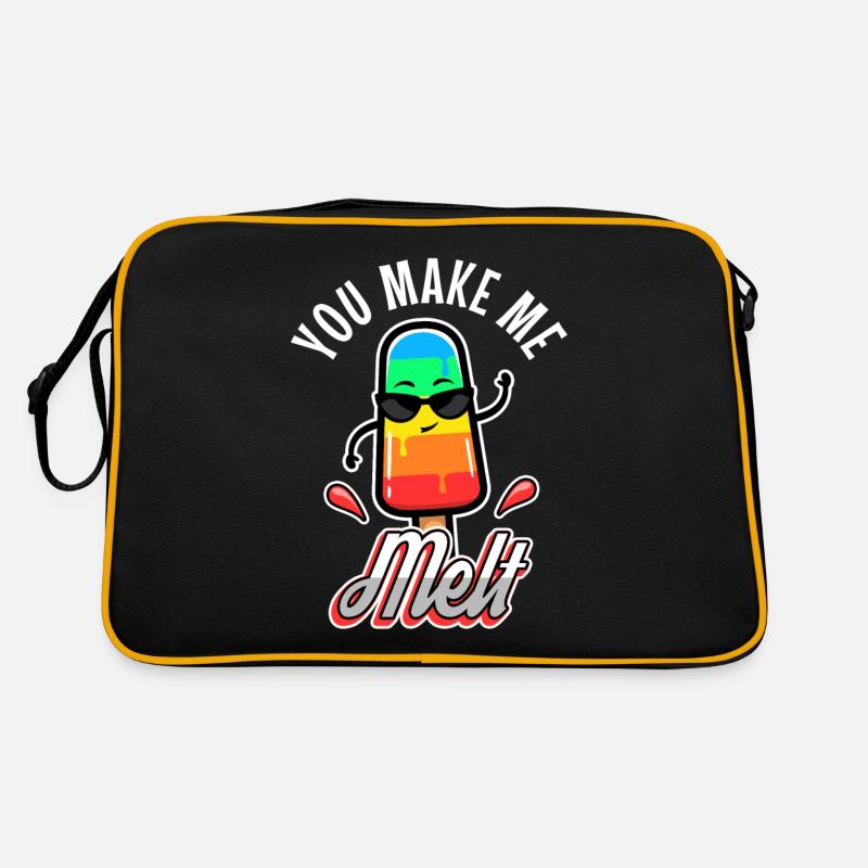 You make me melt, Eiscreme Retro Tasche