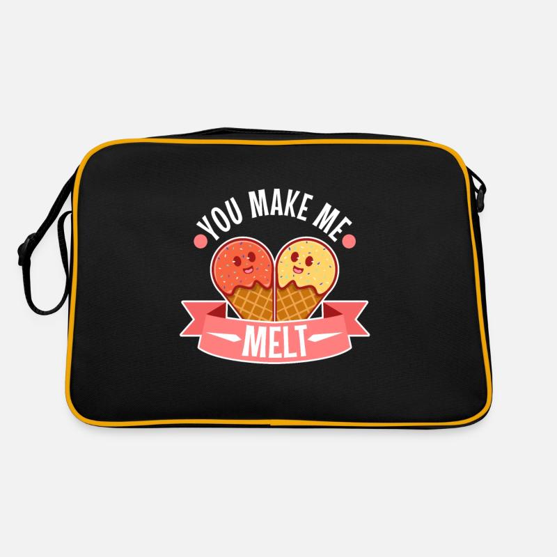 Tu me fais fondre, crème glacée Sac Retro