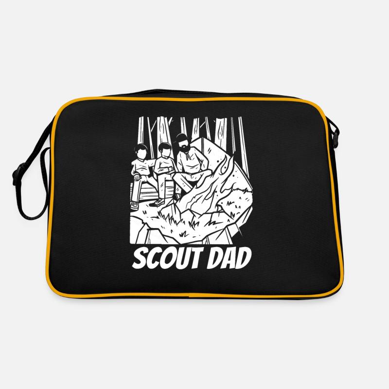 Boy Scout Papa Scout Dad Retro Bag
