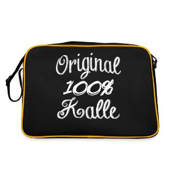 Original 100% Kalle - Sac Retro - noir/or - Dos