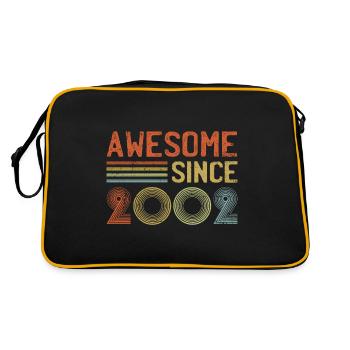 Classic 2002 - 21st Birthday 21 Year Old Vintage - Retro Bag - black/gold - Back