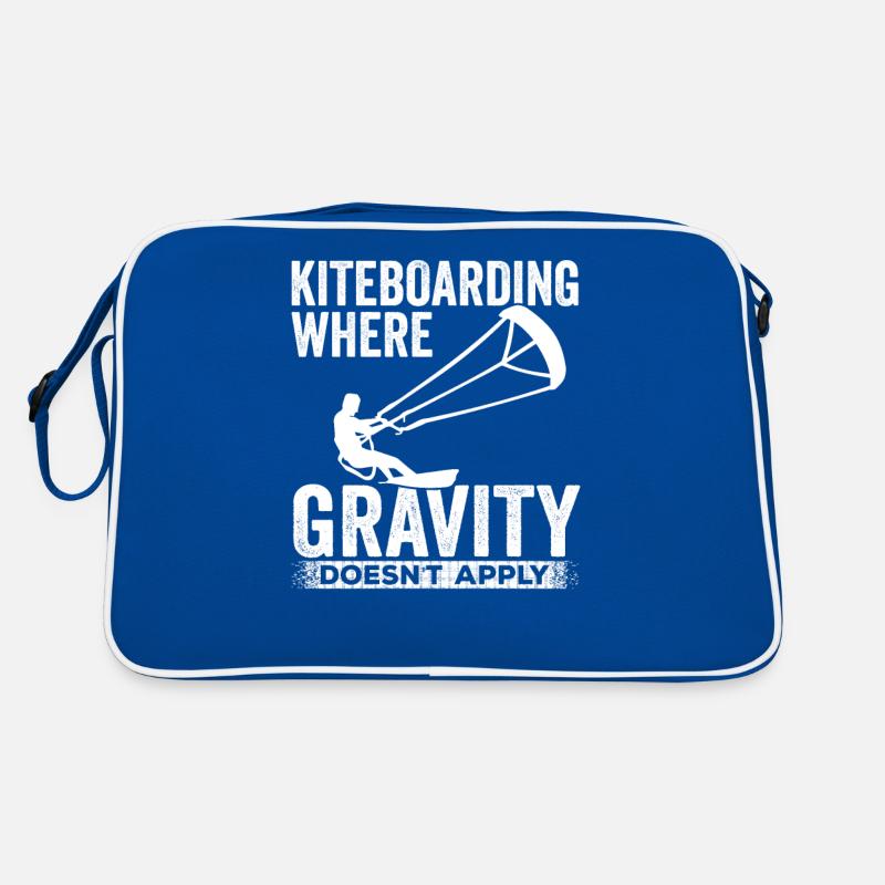 Kiteboarding Experte Kiteboarder Kitesurfer Retro Tasche