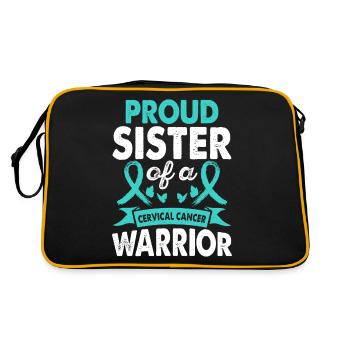 Sister of Cervical Warrior - Retro Bag - black/gold - Back