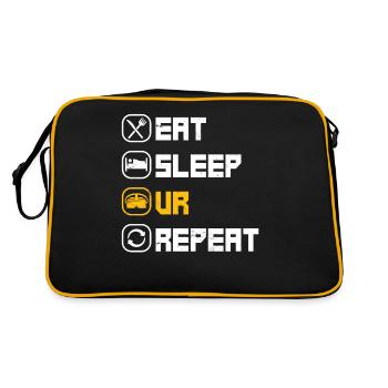 Virtual Reality VR Gift - Retro Bag - black/gold - Back