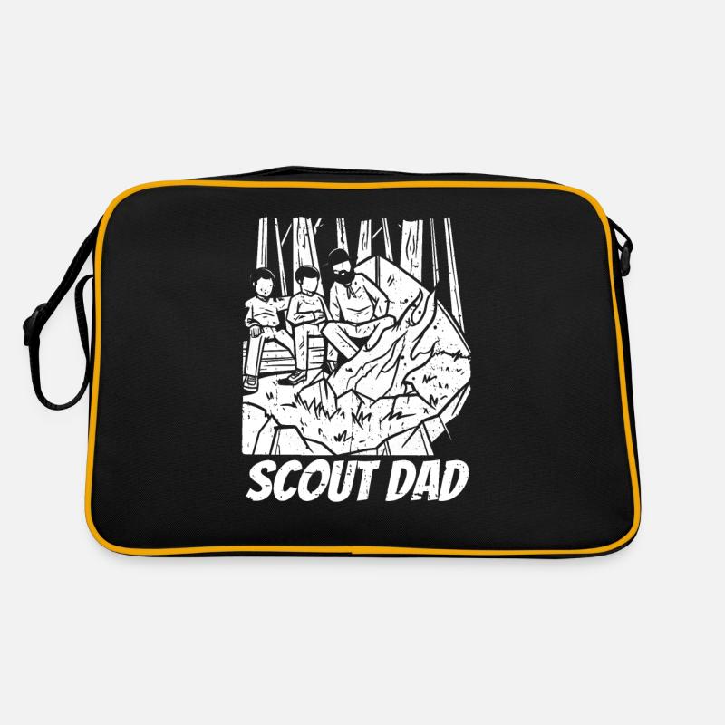 Boy Scout Papa Scout Dad Retro Bag