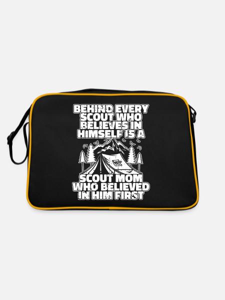 Pfadfinder - Retro Tasche - Schwarz/Gold