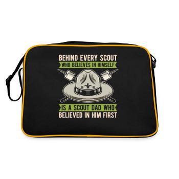 Boy Scout Dad - Retro Bag - black/gold - Back
