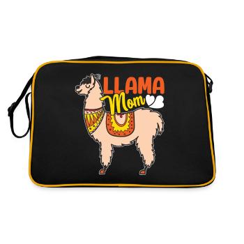 Llama Llama Mom - Retro Bag - black/gold - Back