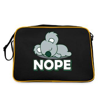 Koala Koala Nope - Retro Bag - black/gold - Back
