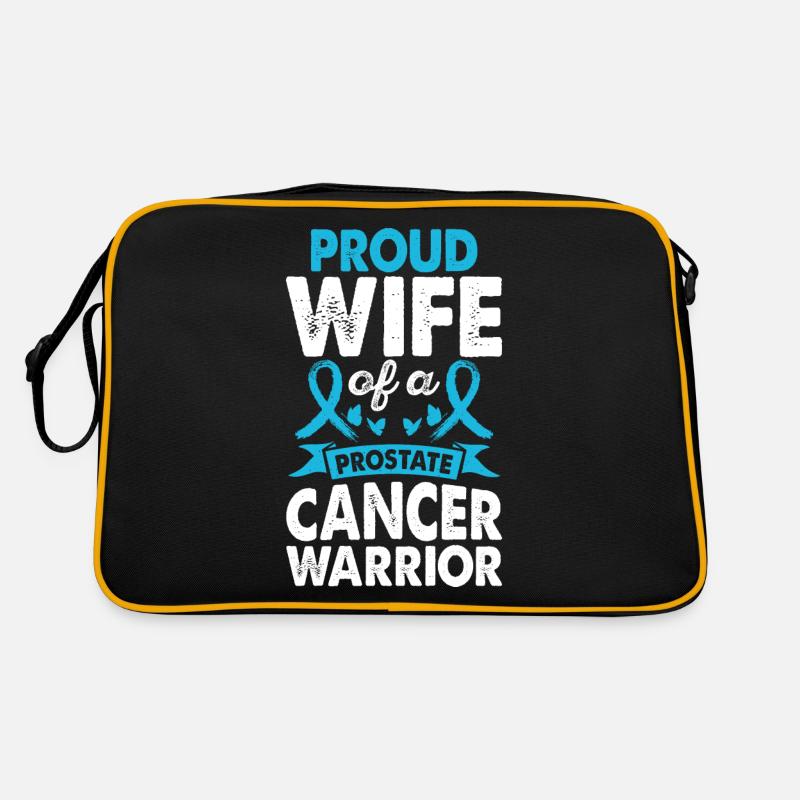 Épouse de la conscience guerrière du cancer de la prostate Sac Retro