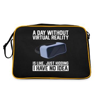 Cadeau VR de réalité virtuelle - Sac Retro - noir/or - Dos