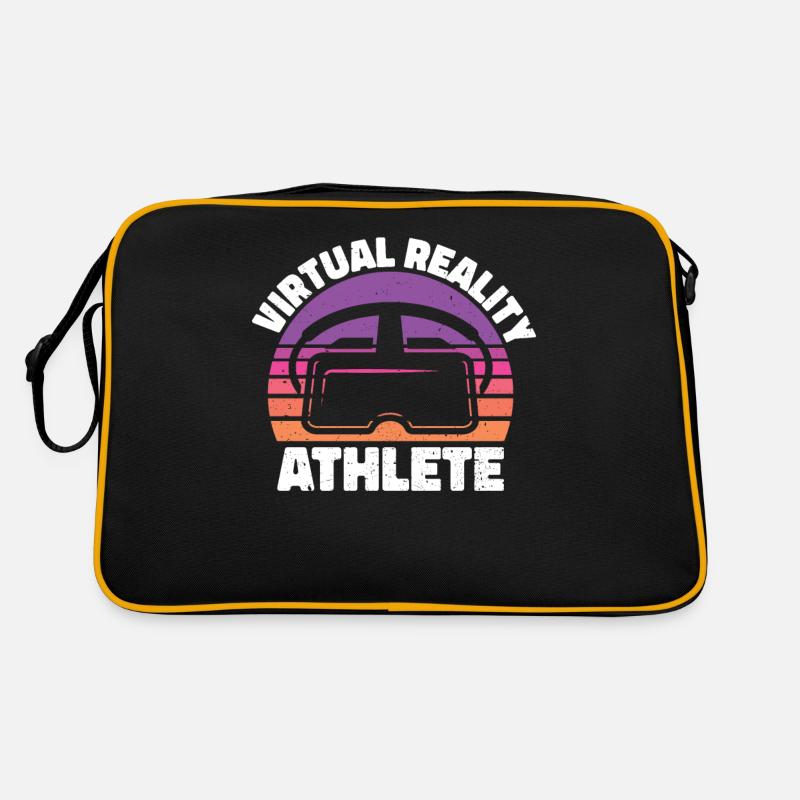Virtual Reality VR Geschenk - Retro Tasche - Schwarz/Gold