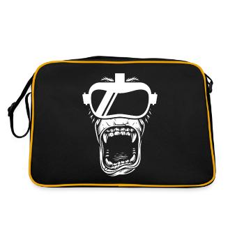 Virtual Reality VR Gift - Retro Bag - black/gold - Back