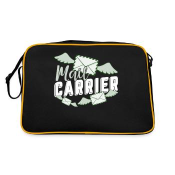 Proud To Be A Mail Carrier - Retro Bag - black/gold - Back